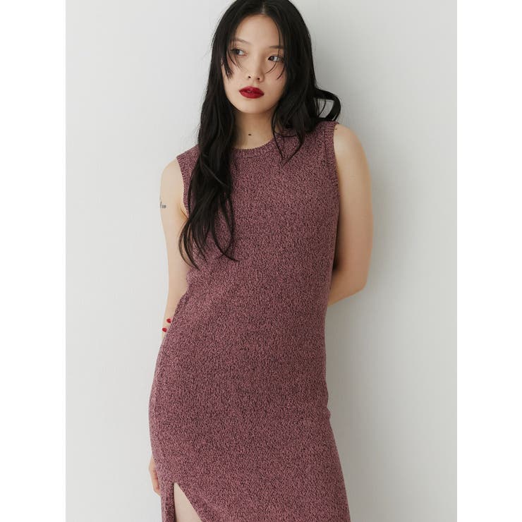 バックオープンサマーニットワンピース | jouetie | 詳細画像23 