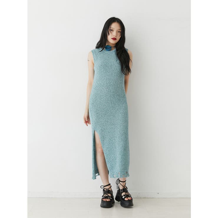 バックオープンサマーニットワンピース | jouetie | 詳細画像33 