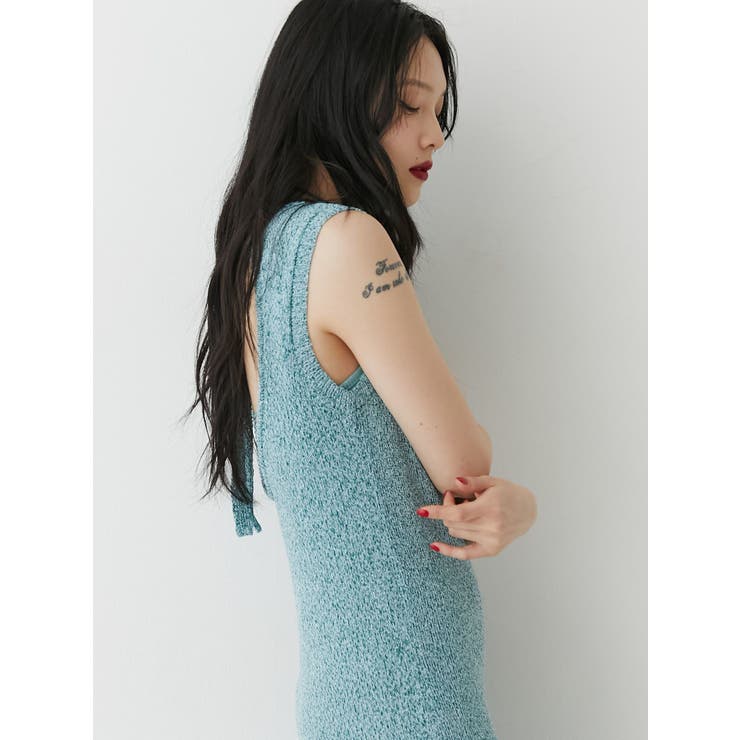 バックオープンサマーニットワンピース | jouetie | 詳細画像36 