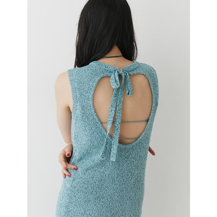 バックオープンサマーニットワンピース | jouetie | 詳細画像37 