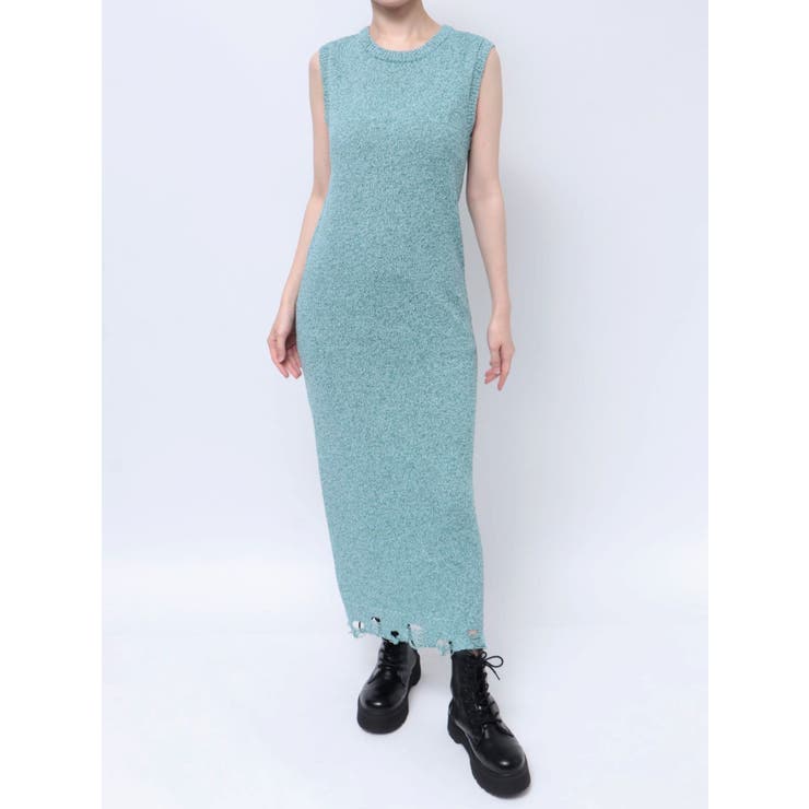 バックオープンサマーニットワンピース | jouetie | 詳細画像50 