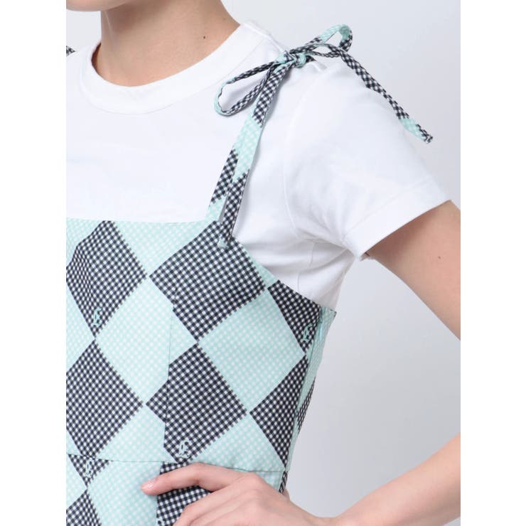 ギンガムパターンキャミチュニック【セットアップ対応】 | jouetie | 詳細画像37 