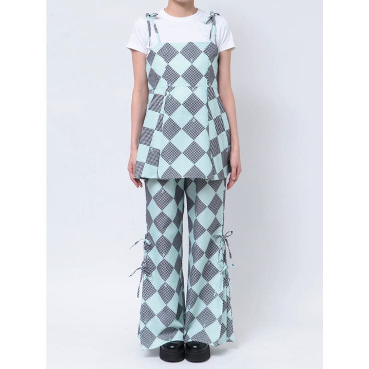 ギンガムパターンキャミチュニック【セットアップ対応】 | jouetie | 詳細画像49 