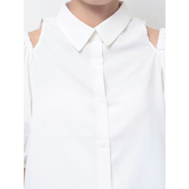 カットアウトバルーンスリーブシャツ | jouetie | 詳細画像12 