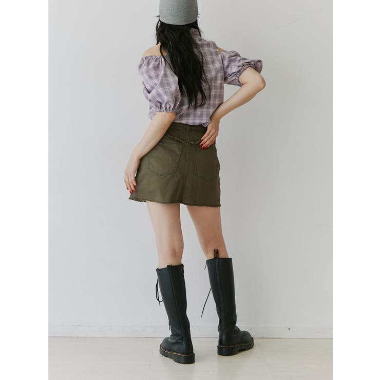 カットアウトバルーンスリーブシャツ | jouetie | 詳細画像8 