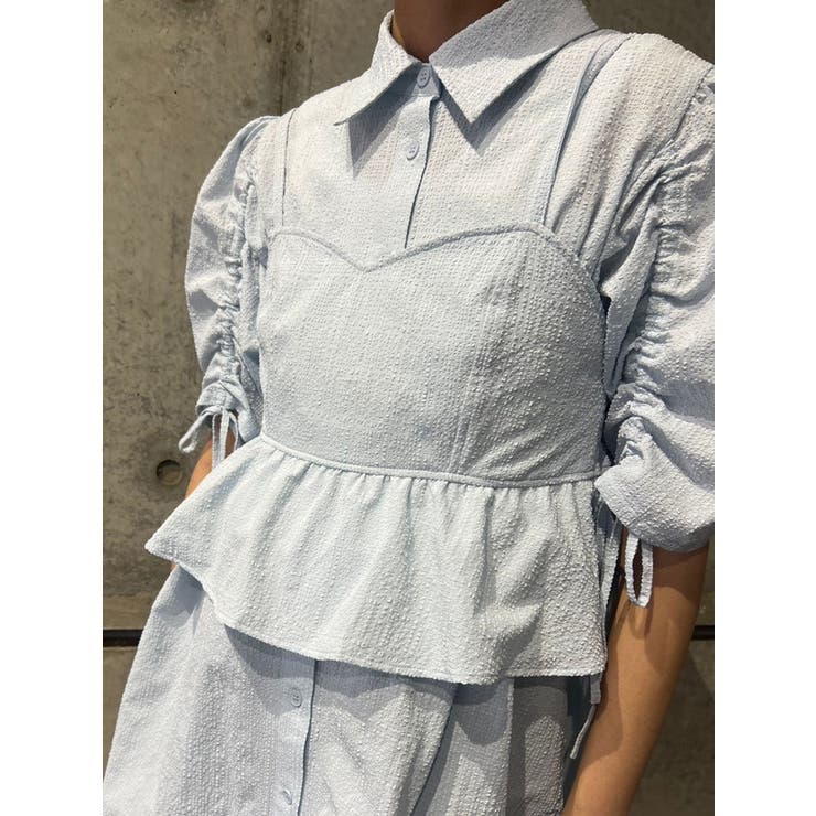 ビスチェセットチュニックシャツ【セットアイテム】[品番