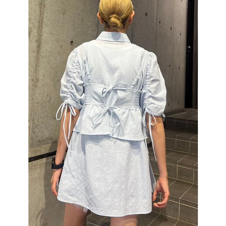 ビスチェセットチュニックシャツ【セットアイテム】[品番