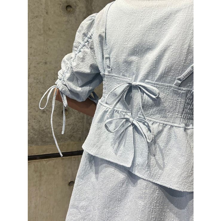 ビスチェセットチュニックシャツ【セットアイテム】[品番
