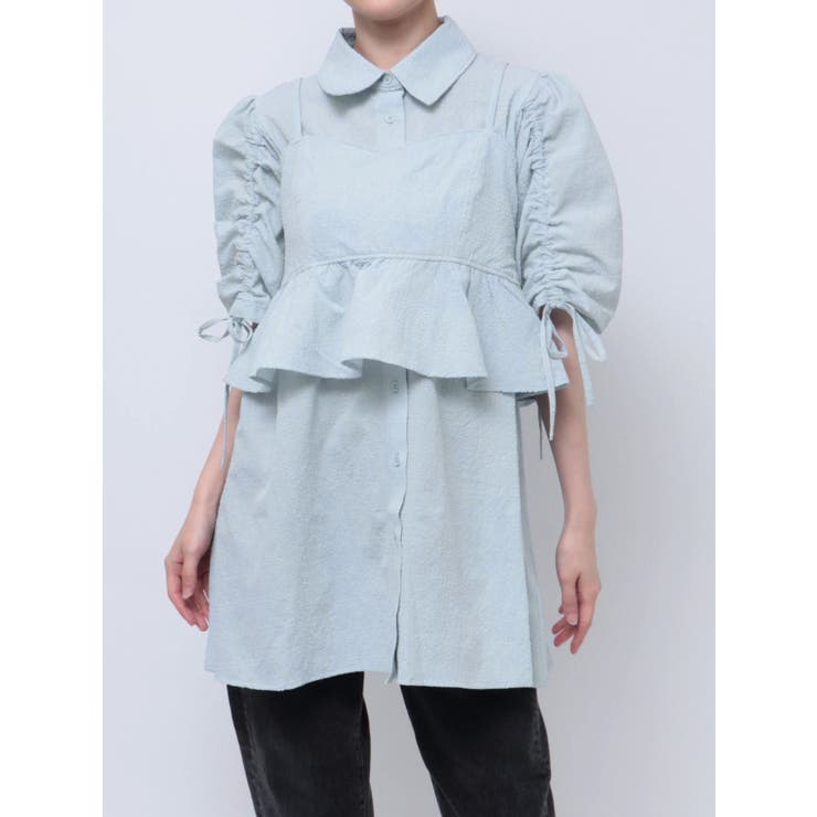 ビスチェセットチュニックシャツ【セットアイテム】[品番：MKSW0058212 