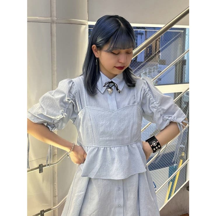 ビスチェセットチュニックシャツ【セットアイテム】[品番