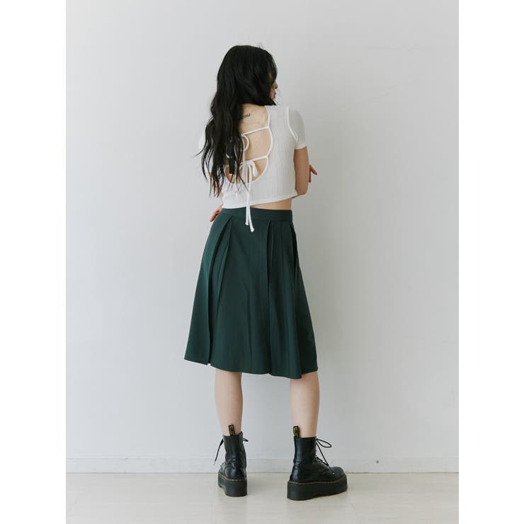 ニーレングスラッププリーツスカート | jouetie | 詳細画像13