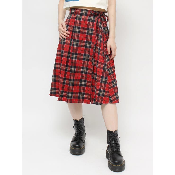 ニーレングスラッププリーツスカート | jouetie | 詳細画像35