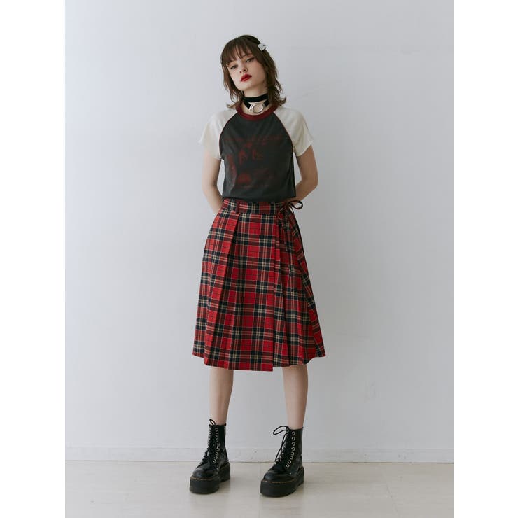 ニーレングスラッププリーツスカート | jouetie | 詳細画像4