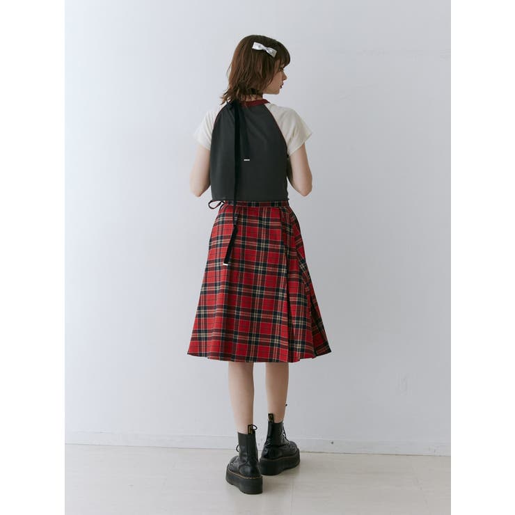 ニーレングスラッププリーツスカート | jouetie | 詳細画像6