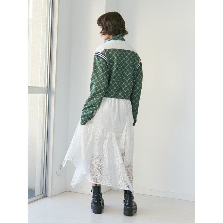 ドレープフリルレーススカート[品番：MKSW0057262]｜jouetie