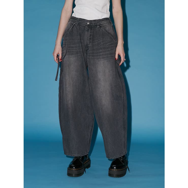 ワイドペインターデニムパンツ[品番：MKSW0057973]｜jouetie