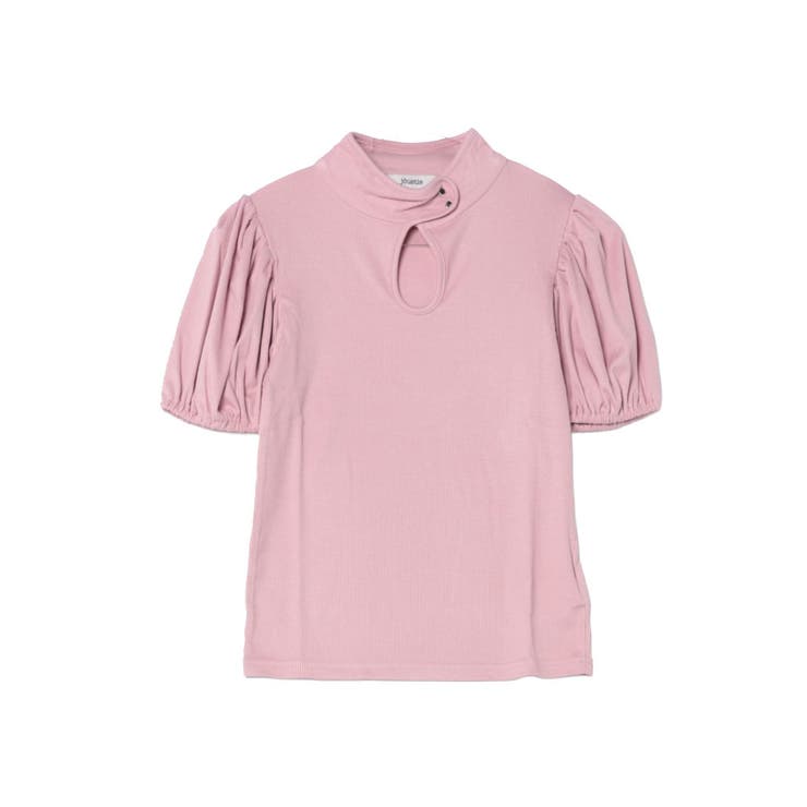 ハイネックボリュームスリーブトップス[品番：MKSW0057279]｜jouetie