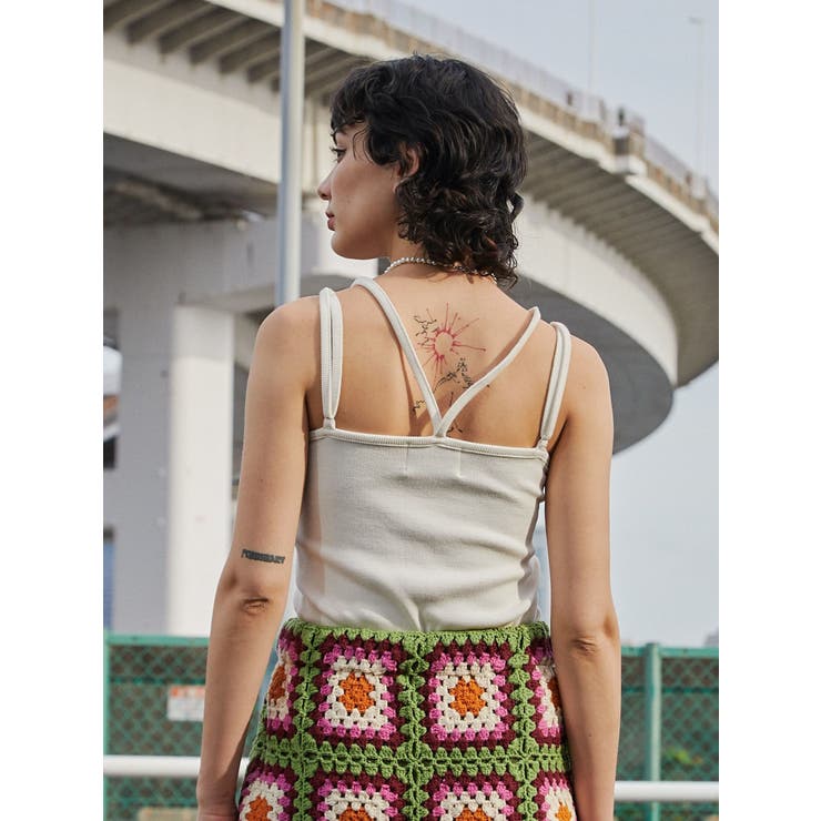 レイヤードキャミソール[品番：MKSW0056233]｜jouetie（ジュエティ）の