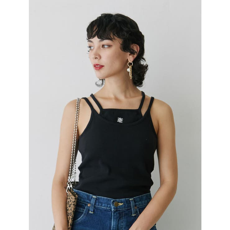 レイヤードキャミソール[品番：MKSW0056233]｜jouetie（ジュエティ）の