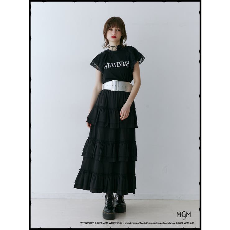 レースドッキングラグランTシャツ【コラボ】 | jouetie | 詳細画像16 