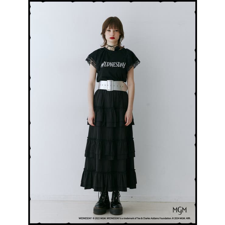 レースドッキングラグランTシャツ【コラボ】 | jouetie | 詳細画像21 