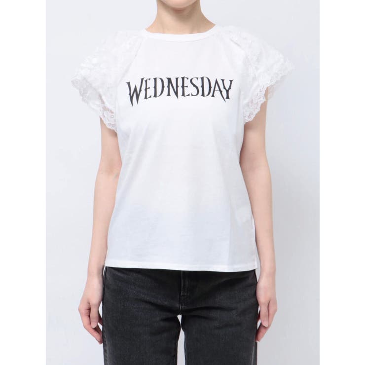 レースドッキングラグランTシャツ【コラボ】 | jouetie | 詳細画像22 