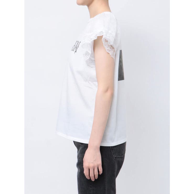 レースドッキングラグランTシャツ【コラボ】 | jouetie | 詳細画像23 