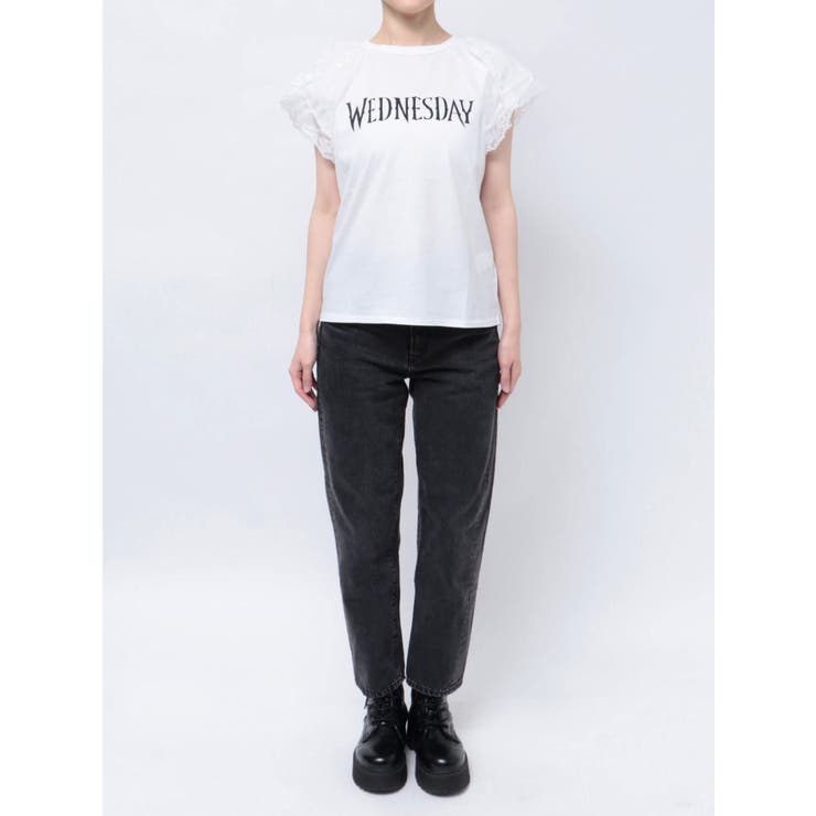 レースドッキングラグランTシャツ【コラボ】 | jouetie | 詳細画像29 