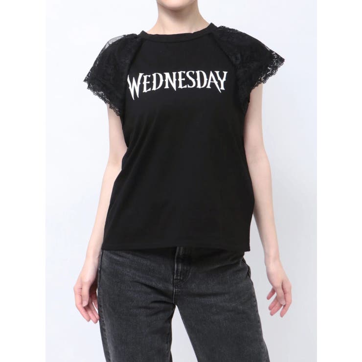 レースドッキングラグランTシャツ【コラボ】 | jouetie | 詳細画像32 