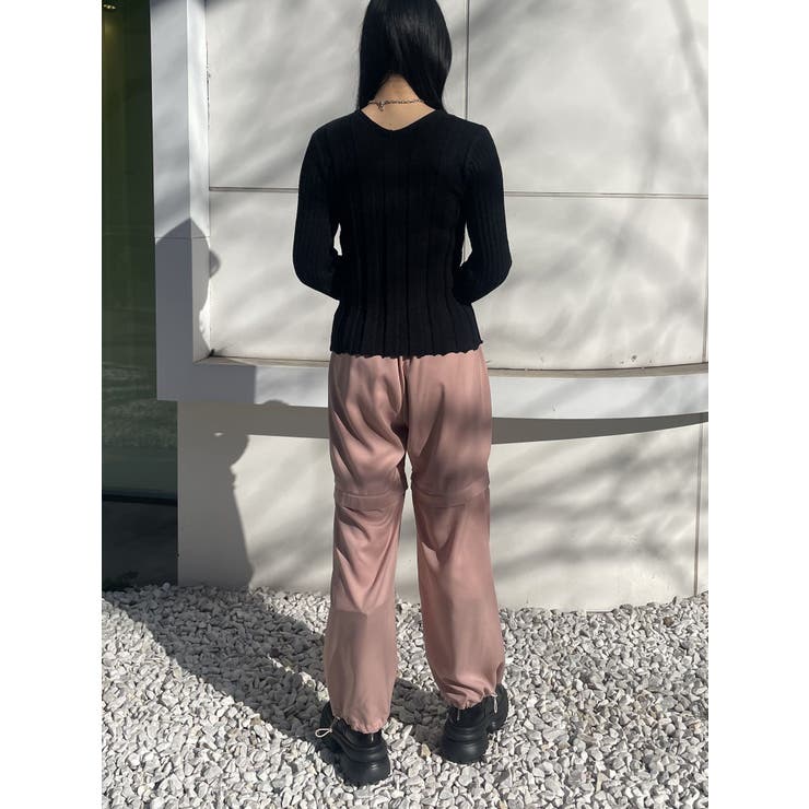 VネックダブルZIPカーデ | jouetie | 詳細画像19