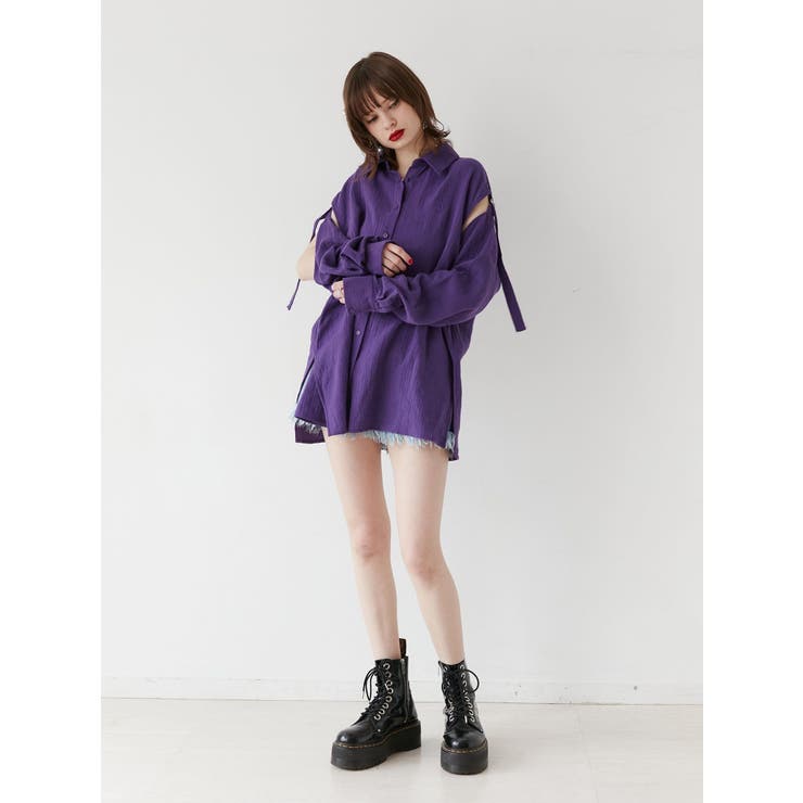 jouetie（ジュエティ）の「2WAYルーズガーゼシャツ（シャツ/ブラウス）」 - WEAR