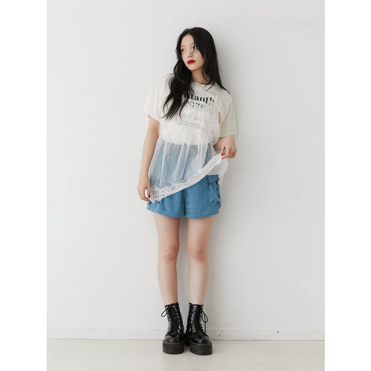 サテンキックパンツ | jouetie | 詳細画像29 