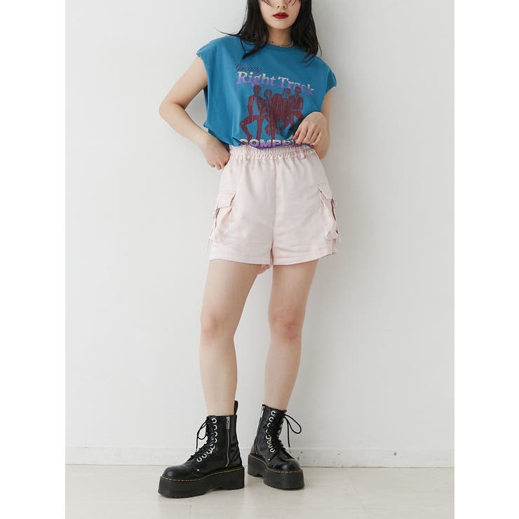 サテンキックパンツ | jouetie | 詳細画像6 