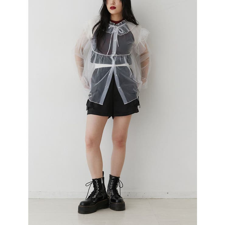 サテンキックパンツ | jouetie | 詳細画像9 