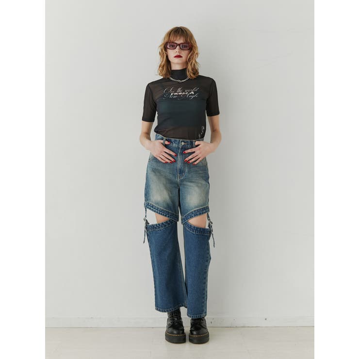 ハーフスリーブタトゥーシアートップス | jouetie | 詳細画像12 