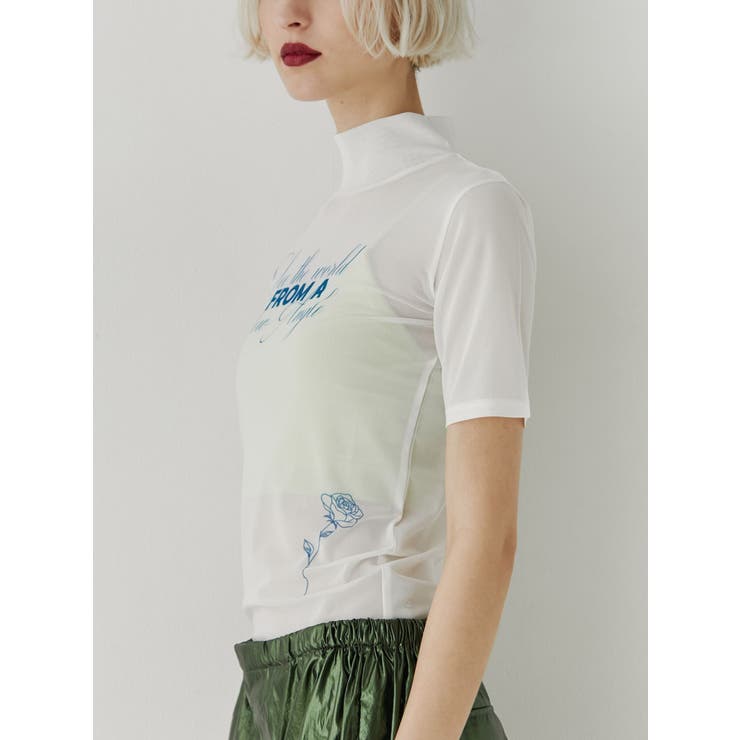 ハーフスリーブタトゥーシアートップス | jouetie | 詳細画像15 