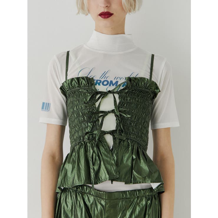 ハーフスリーブタトゥーシアートップス | jouetie | 詳細画像16 