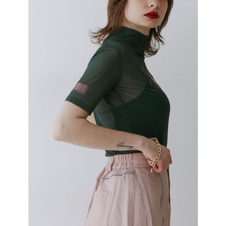 ハーフスリーブタトゥーシアートップス | jouetie | 詳細画像5 