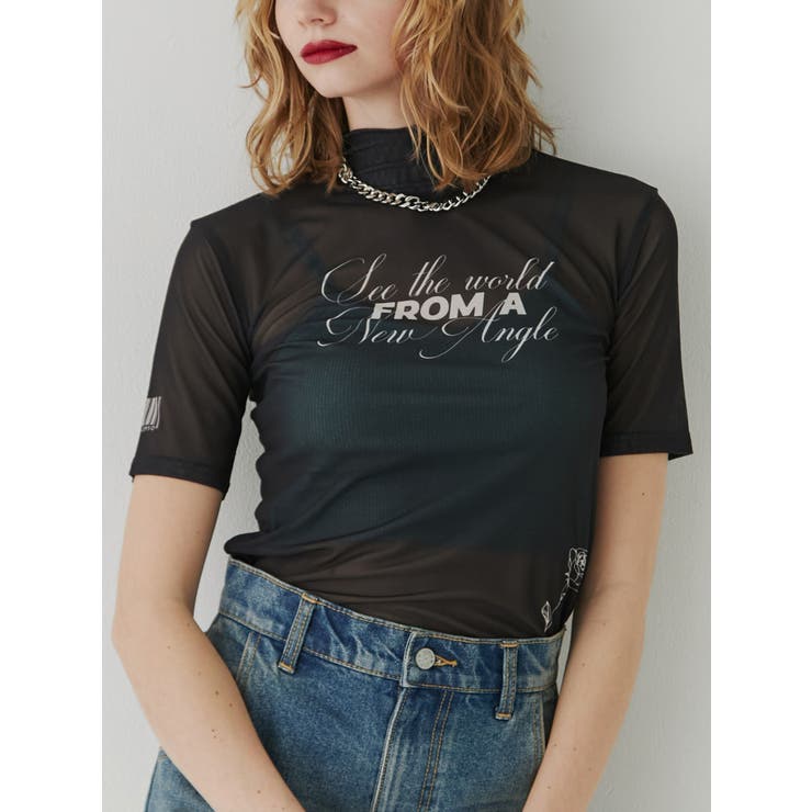 ハーフスリーブタトゥーシアートップス | jouetie | 詳細画像9 