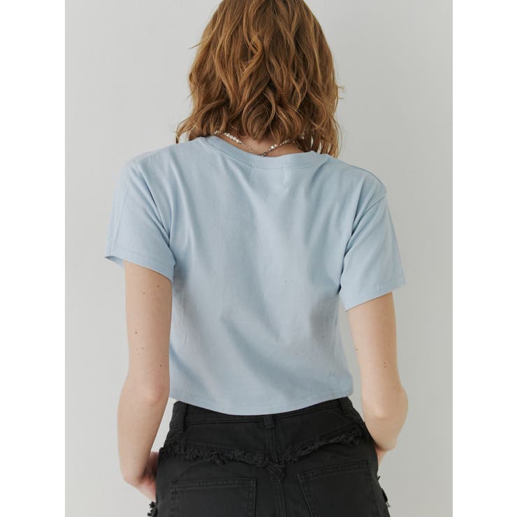 ネガフォトクロップドTシャツ | jouetie | 詳細画像13 