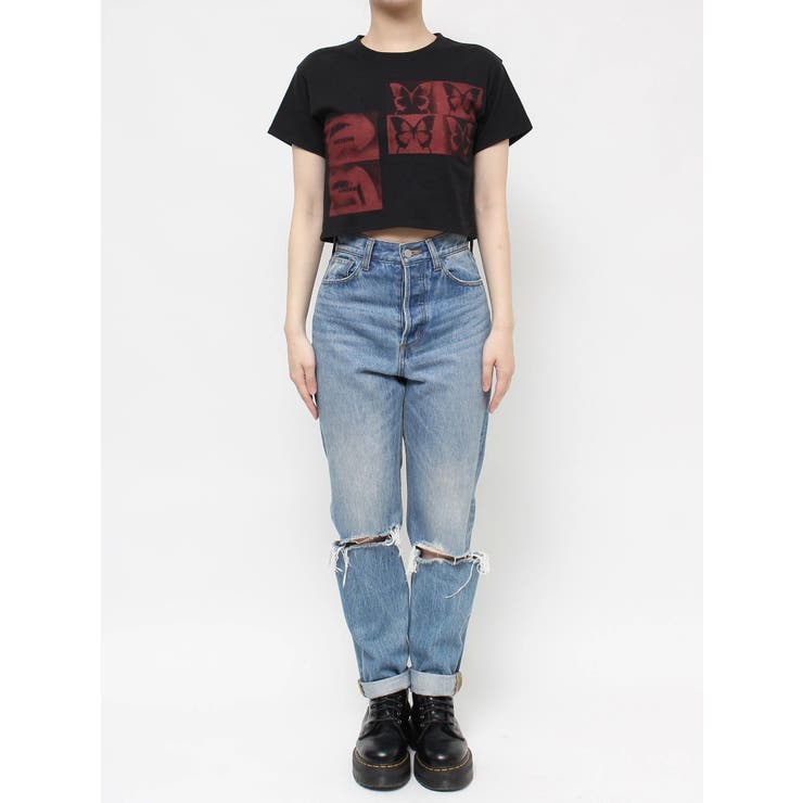 ネガフォトクロップドTシャツ | jouetie | 詳細画像31 