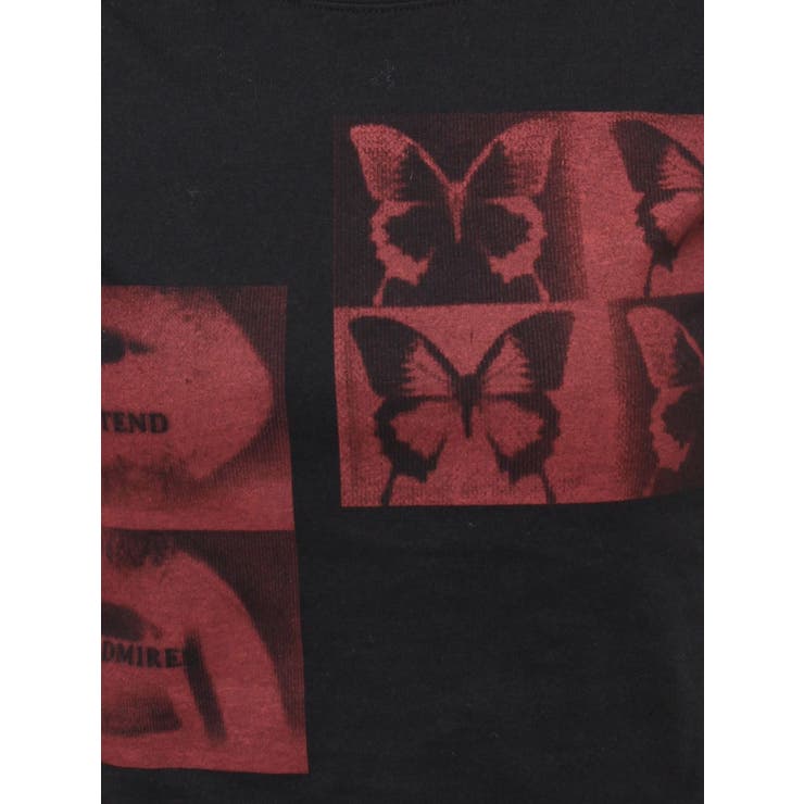 ネガフォトクロップドTシャツ | jouetie | 詳細画像34 