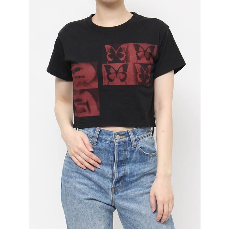 ネガフォトクロップドTシャツ | jouetie | 詳細画像37 