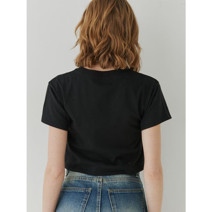 ネガフォトクロップドTシャツ | jouetie | 詳細画像5 