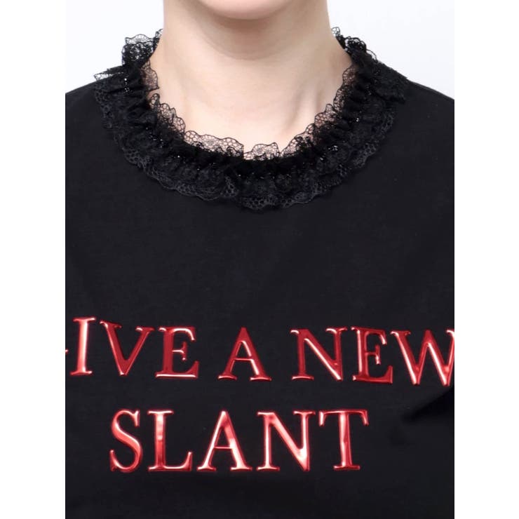 メタルロゴレースフィットTシャツ | jouetie | 詳細画像19 