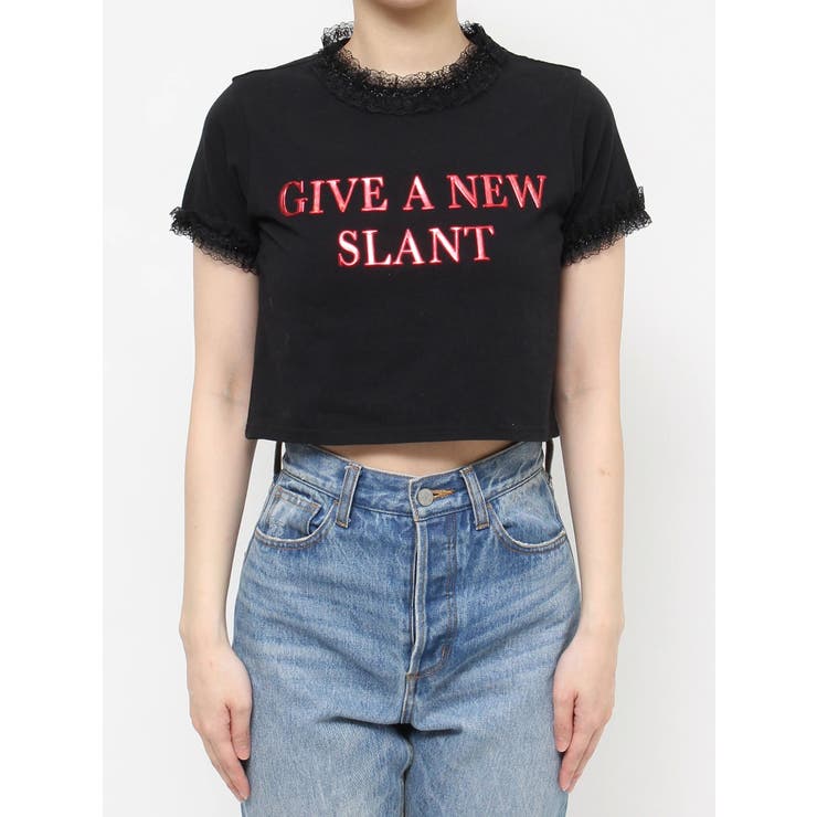 メタルロゴレースフィットTシャツ | jouetie | 詳細画像38 