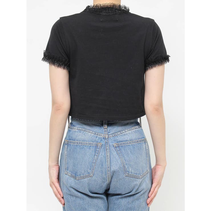 メタルロゴレースフィットTシャツ | jouetie | 詳細画像40 