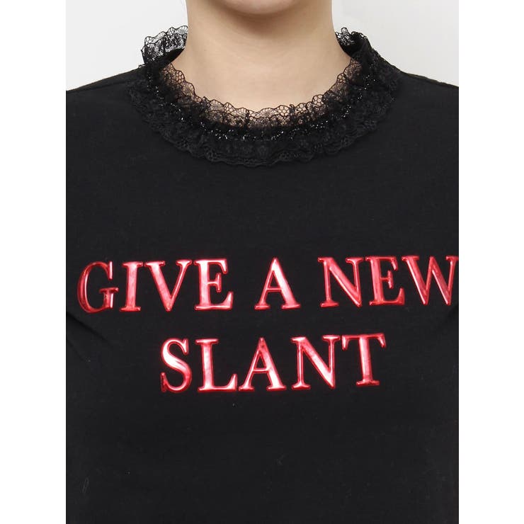 メタルロゴレースフィットTシャツ | jouetie | 詳細画像41 