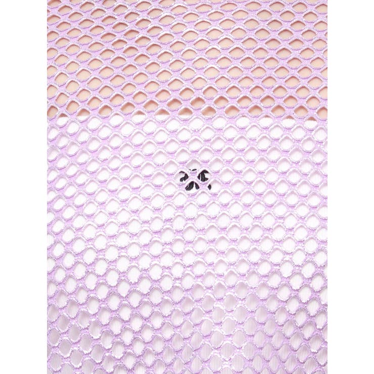 メタリックメッシュトップス[品番：MKSW0056922]｜jouetie