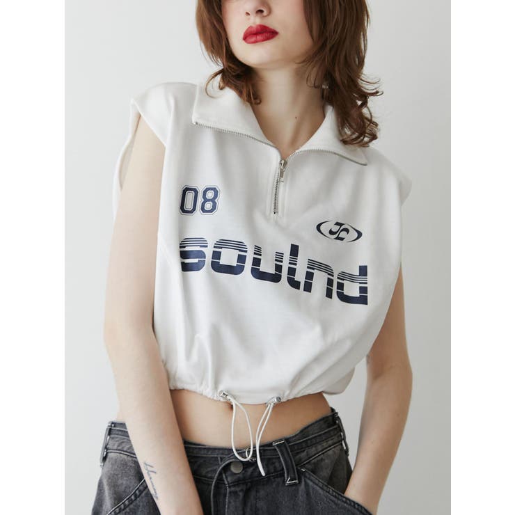 スポーティーハーフZIPトップス[品番：MKSW0059015]｜jouetie